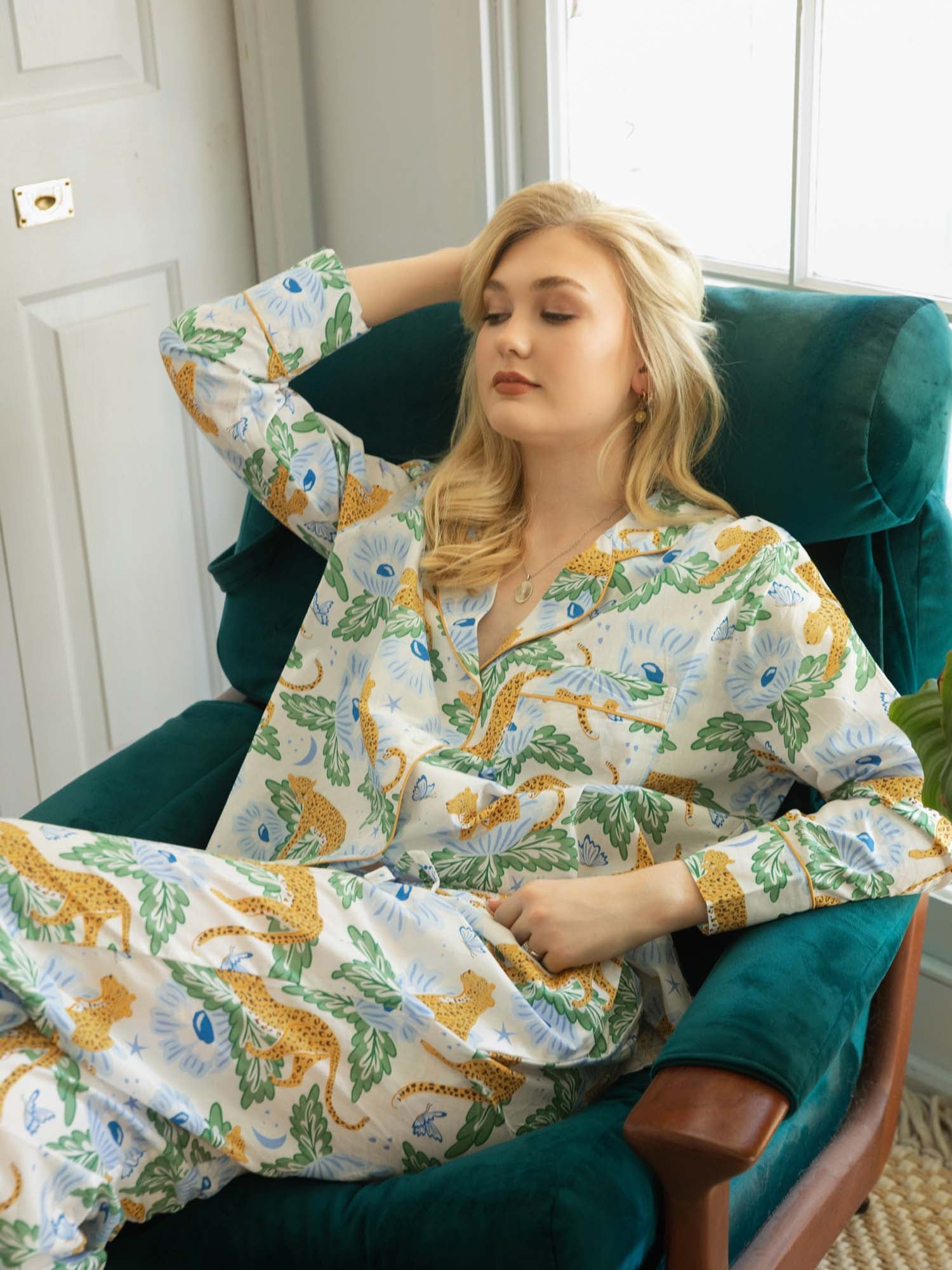 Moon Leopard Pajama Sets